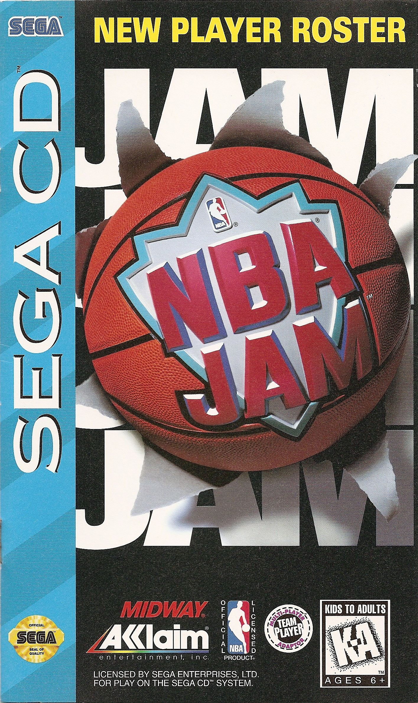 NBA Jam (U) Front Cover